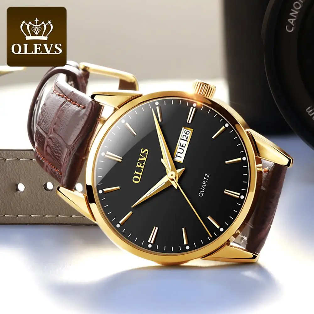 Новинка 2022 Брендовые мужские классические деловые Кварцевые водонепроницаемые