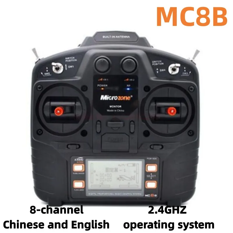 

Microzone Mc8b 2.4g 8ch Remote Control Transmitter Receiver Radio System For Remote Control Aircraft Fixed-wing Helicopter Uav