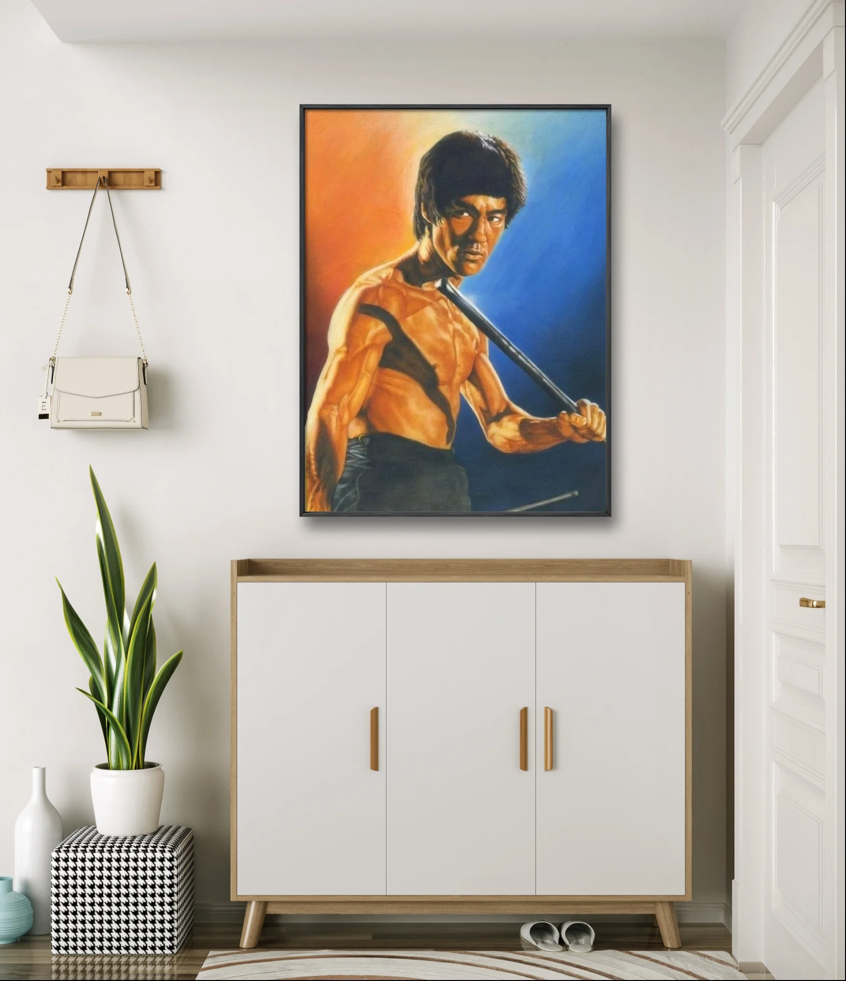 Рисунок 2 - Алмазная 5D Вышивка Брюса Ли