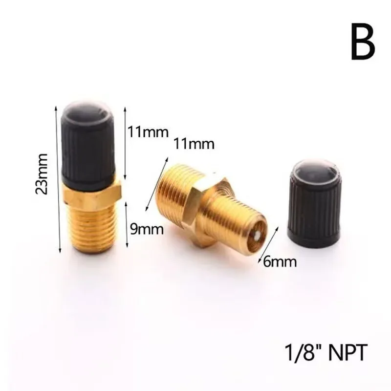 

Автомобильный Клапан Для Шин 1/4 NPT 1/8 NPT M10 * 1 Сердечник Клапана Для Мотоцикла Для Бескамерных Шин Винтовой Тип Контрол...