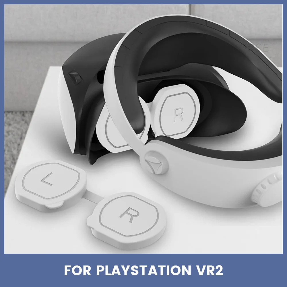 

Крышка объектива для PS VR2 Защитная крышка объектива с защитой от царапин крышка объектива с ручкой противоскользящая Силиконовая накладка для PlayStation VR2 аксессуары
