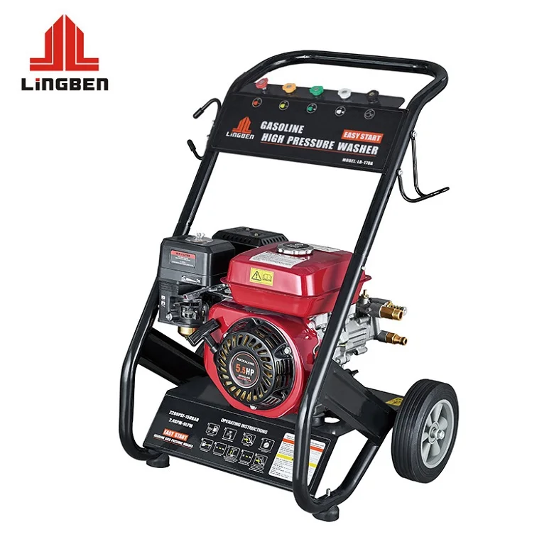 

LB170A 150Bar 6.5HP Portable Gas Power High Pressure Washer For Home