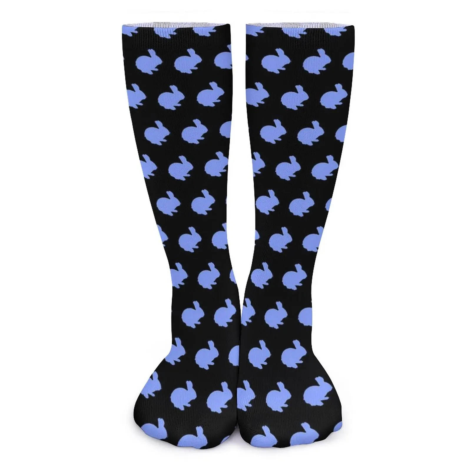 

Модные осенние носки в горошек, ярко-синего цвета