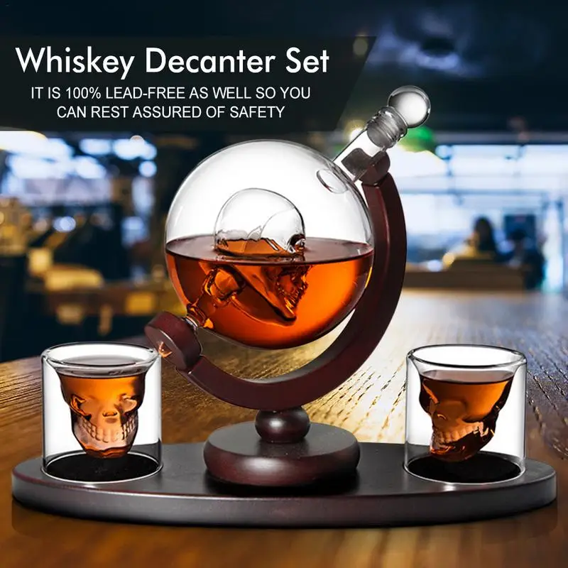 

Whiskey Decanter Set Glass Wine Bottle And Glass Set Whiskey Glass Red Wine Decanter Brandy Glass Wine Set Home Bar Decoration