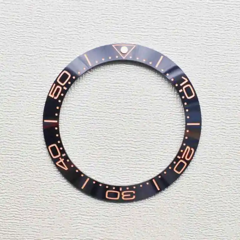 Watch Replacement Parts 40mm*31.5mm Ceramic Bezel Insert Ring Fit Sea 300 Series Watch