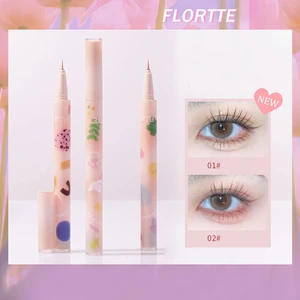 Imported Flortte Very Beautiful Aegyo-sal Eye Shadow Pen Liquid Eyeliner Pen Long-Lasting Waterproof Non-Smud