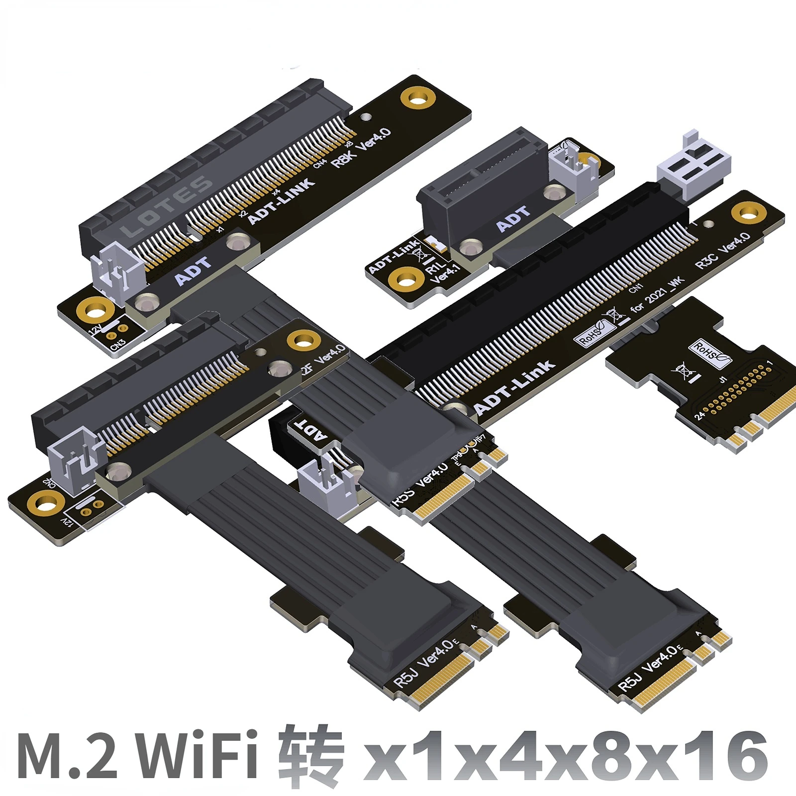 

M.2 WiFi A.E.Key NGFF к PCI-E 4x 16x переходник адаптер M.2 A E Key A + E Gen4/3 LAN аудио карта для PCI Express X1 X4 X8 X16 M.2 карты