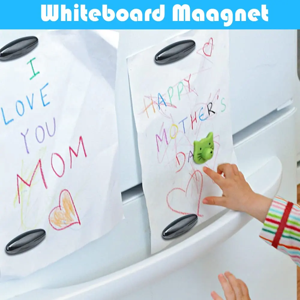 Большие магниты для холодильника камни Овальные отполированные магнитные белой