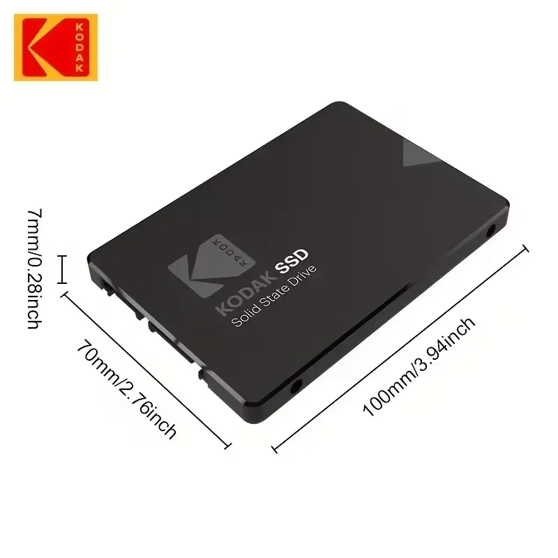 Внутренний твердотельный накопитель KODAK SSD 2 5 дюйма 1 ТБ SATA3 512 ГБ 256 128