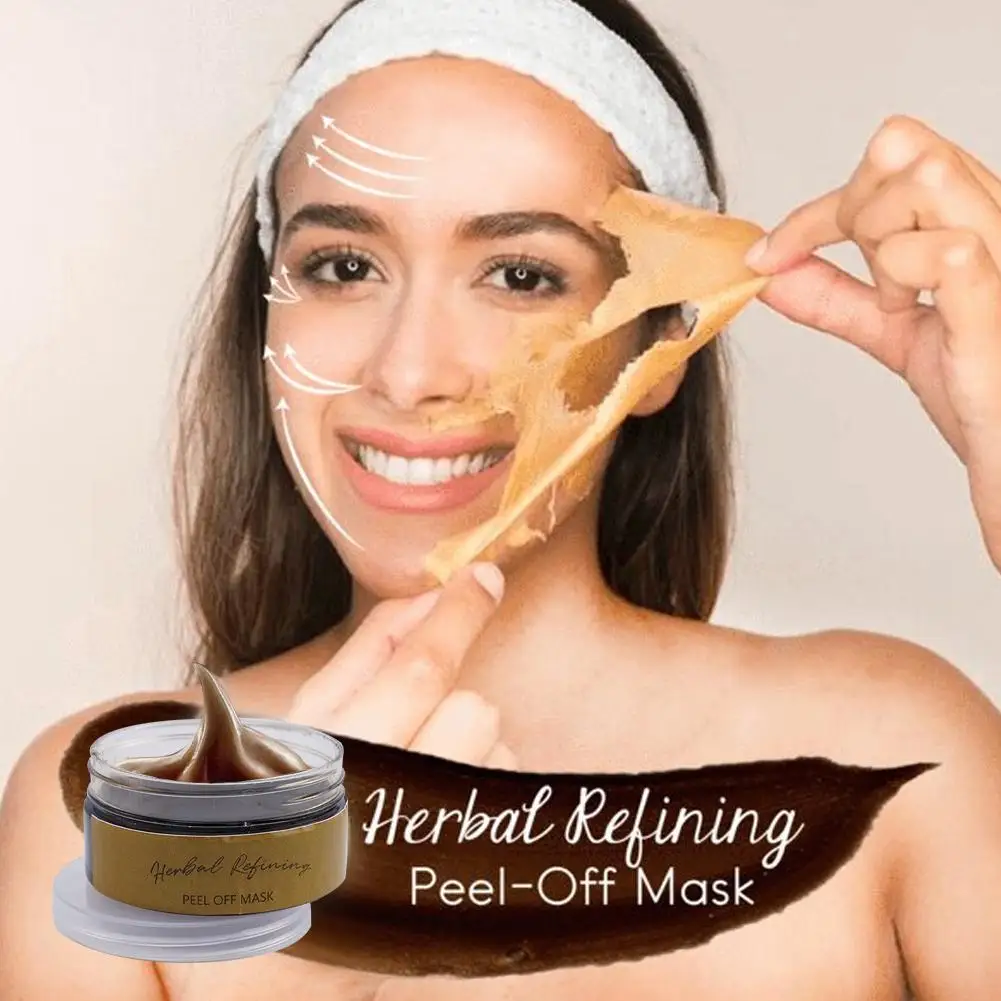 

Herbal Refining Peel-off Mask Cleansing Blackhead Remover Spot Anti Mask Acne Anti-acne 80g Mask Pimple Whitening Cream E9D8