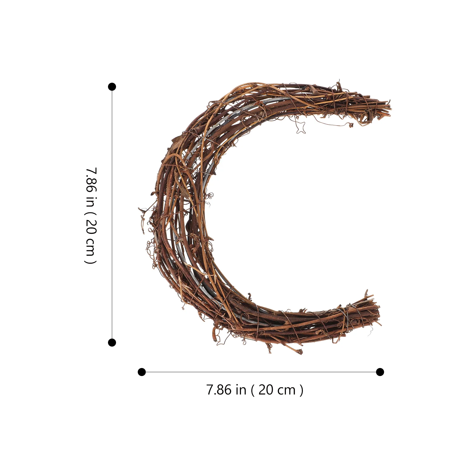 2 шт. гирлянда из ротанга венок сделай сам цветочное кольцо луна для виноградных