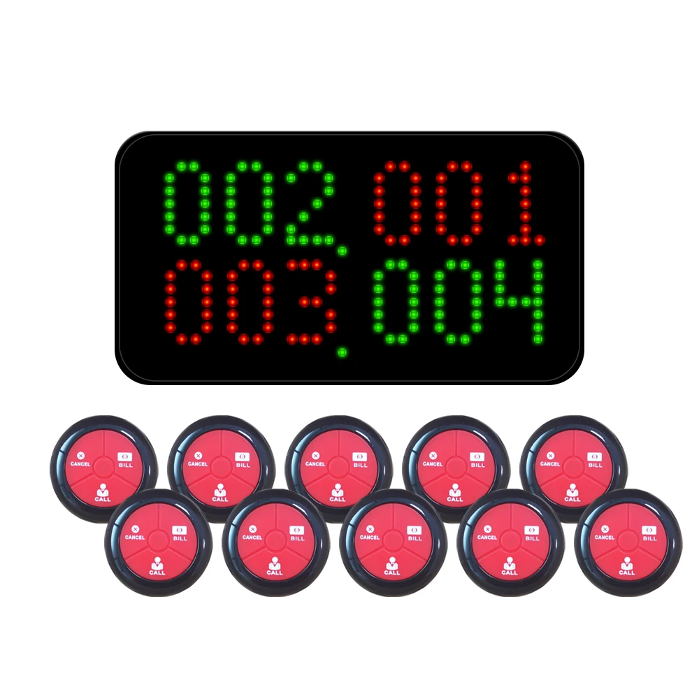 Водонепроницаемая беспроводная кнопка вызова в ресторане оборудование для кафе