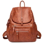 Женские кожаные рюкзаки высокого качества, винтажная женская сумка на плечо, сумка для путешествий, женские рюкзаки, школьные сумки для девочек