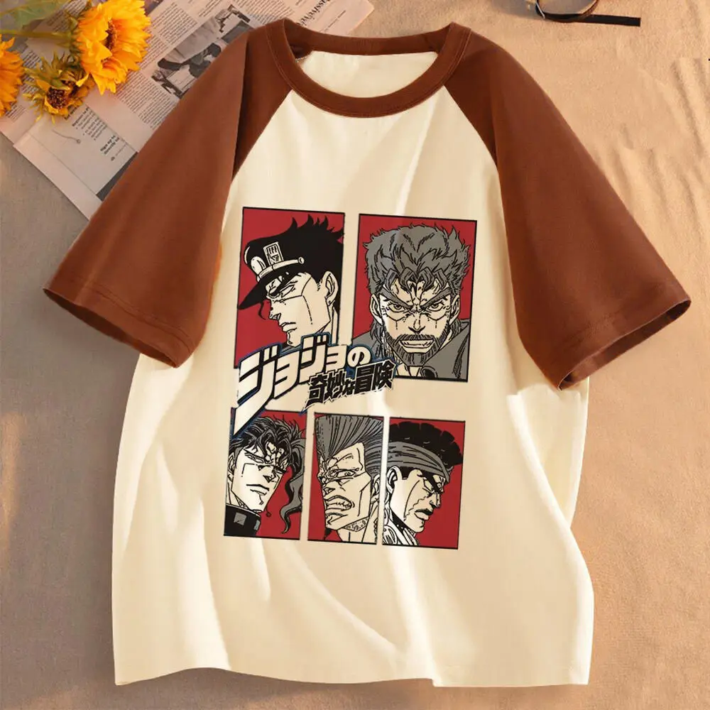 Фото Jojo Bizarre Adventure Steel Ball Run девушка аниме эстетика классическая модная футболка ретро графика цифровая поп-культура красочная №1
