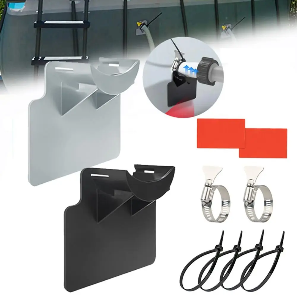 

New Durable Accessories Hose Adapter Above Ground Fits 32mm 38mm Hose Outlet Swimming Pool Pipe Holders Mount Supports