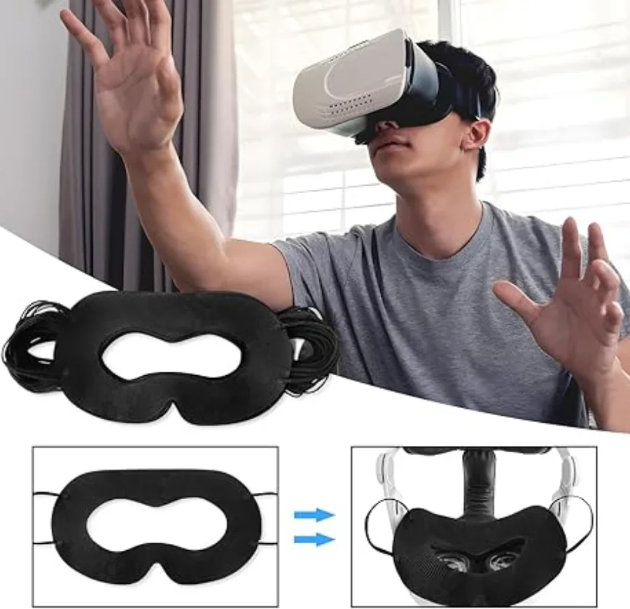 Дышащая маска для глаз Oculus Quest 2 одноразовая VR гарнитура аксессуары защитная