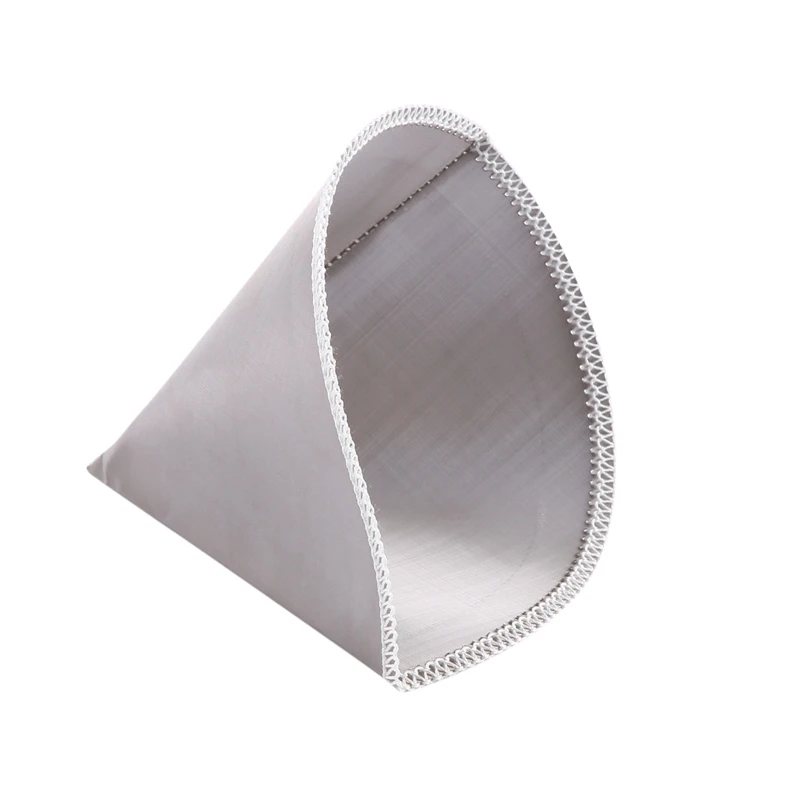 

6X Reusable Pour Over Coffee Filter Mesh Paperless Coffee Filter Stainless Steel Cone Filter 3 To 4 Cup