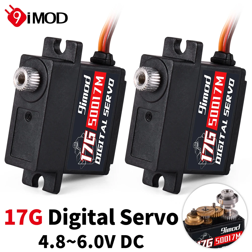 9IMOD 17G цифровой микро сервопривод с металлической шестерней RC для 1/16 1/18