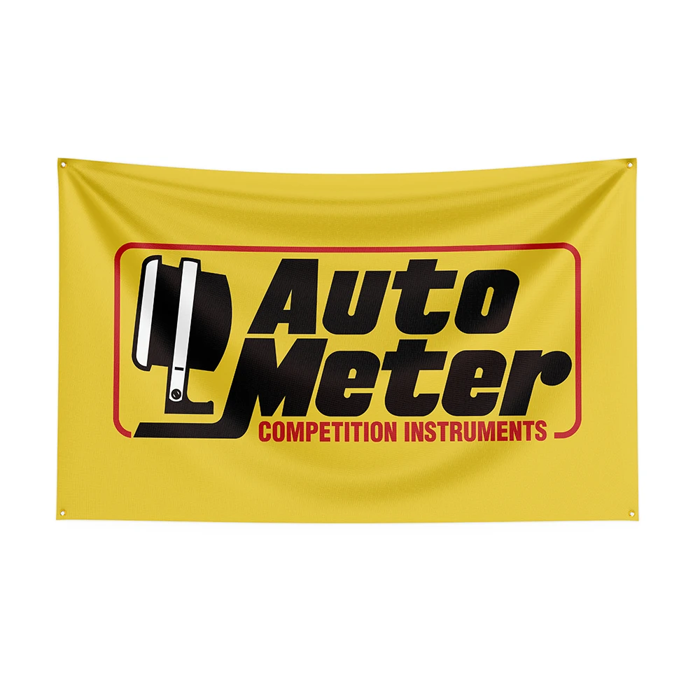 

90x150cm Auto Meters Flag Polyester Prlnted Raclng Car Banner For Decor 1
