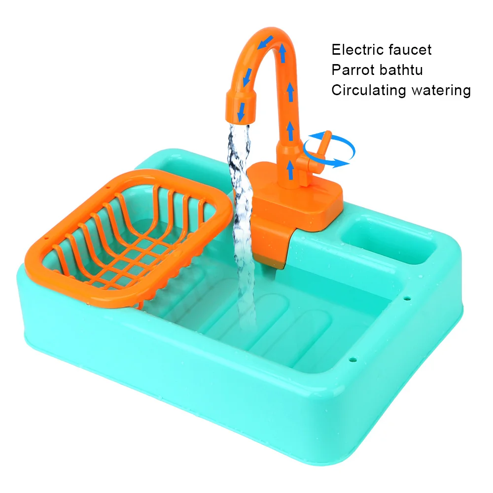 Игрушки для ванны с попугаями автоматические попугаи детский бассейн краном