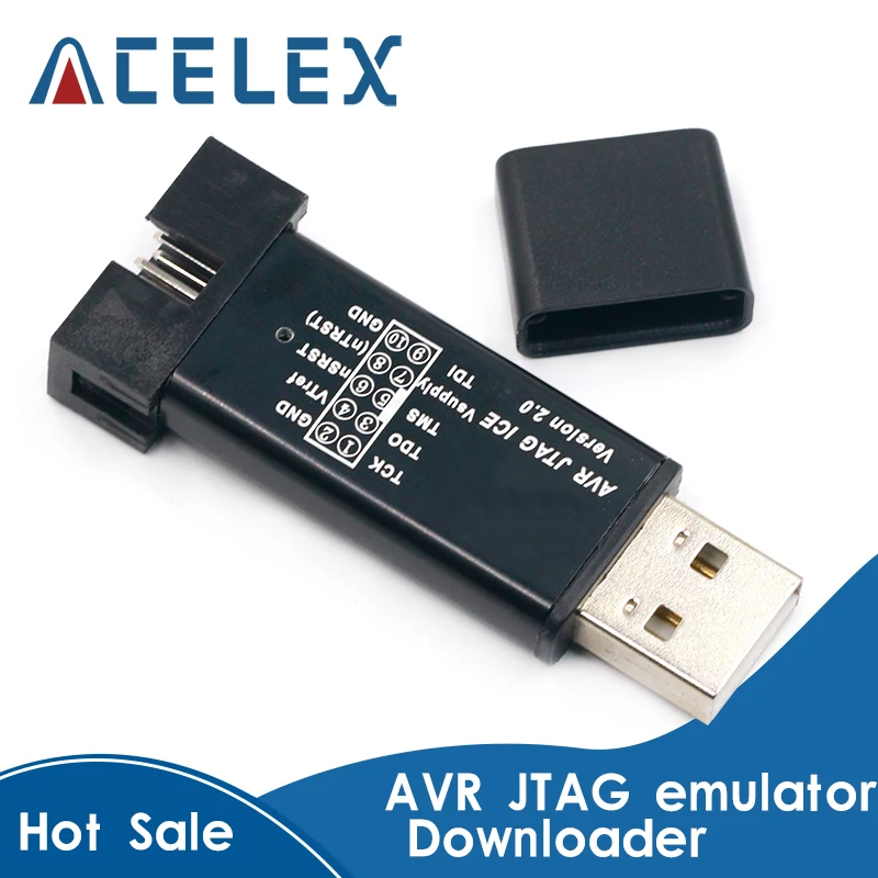 

Usb AVR JTAG ICE эмулятор AVR-USB downloader загрузка линии металлический корпус