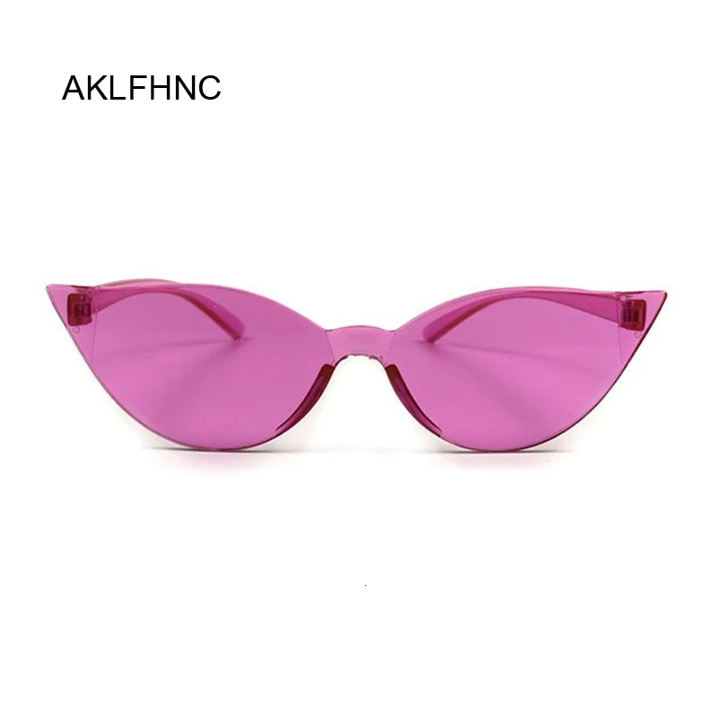 

Sonnenbrille Frauen Vintage-Mode Kleine Rechteckige Rahmen Schwarz Rosa Katze Auge Sonnenbrille Weibliche Retro Dünne Shades
