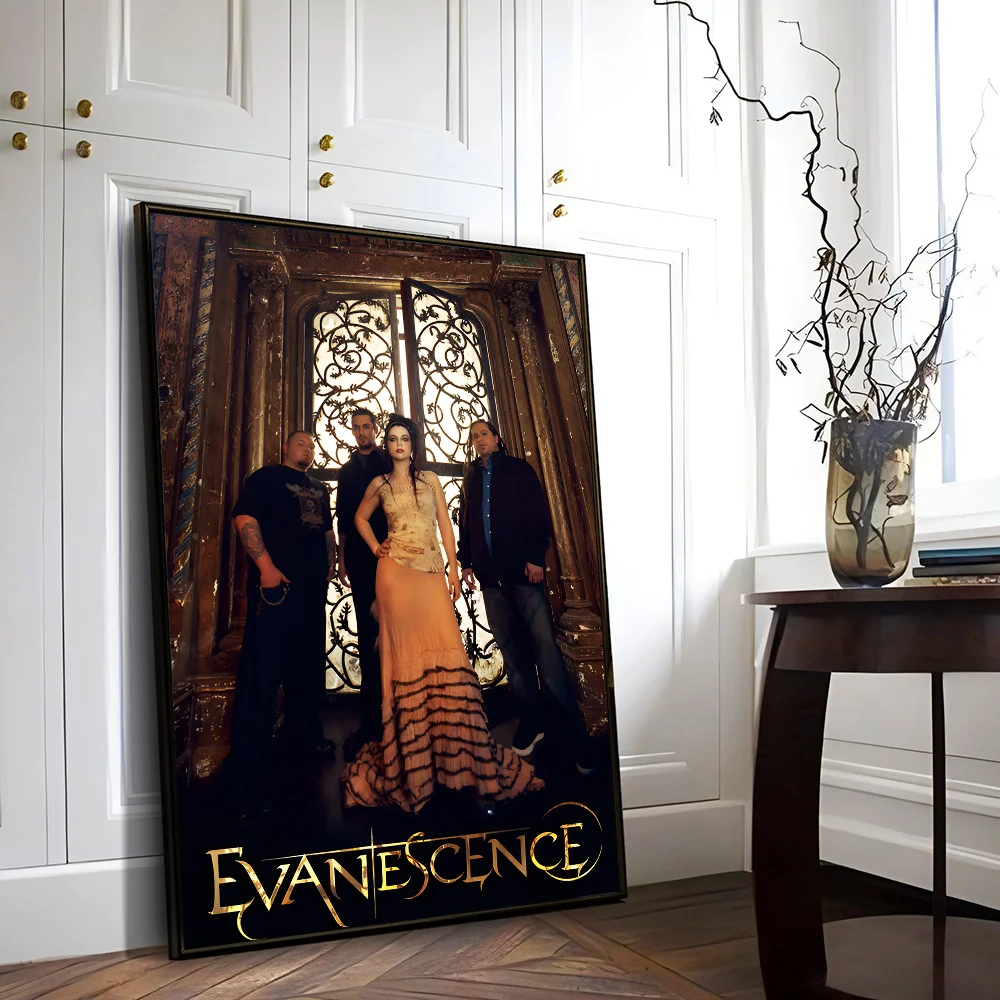 E-EvanescenceS Band Classic Movie Vintage Posters Sticky Room Home Bar Cafe Decor Kawaii