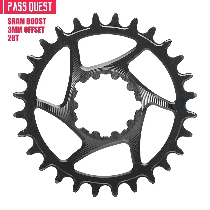 PASS QUEST смещение 3 мм для SRAM xx1 Eagle Crankset MTB Узкая широкая звездочка 28T 30T 32T 34T 36T 38T
