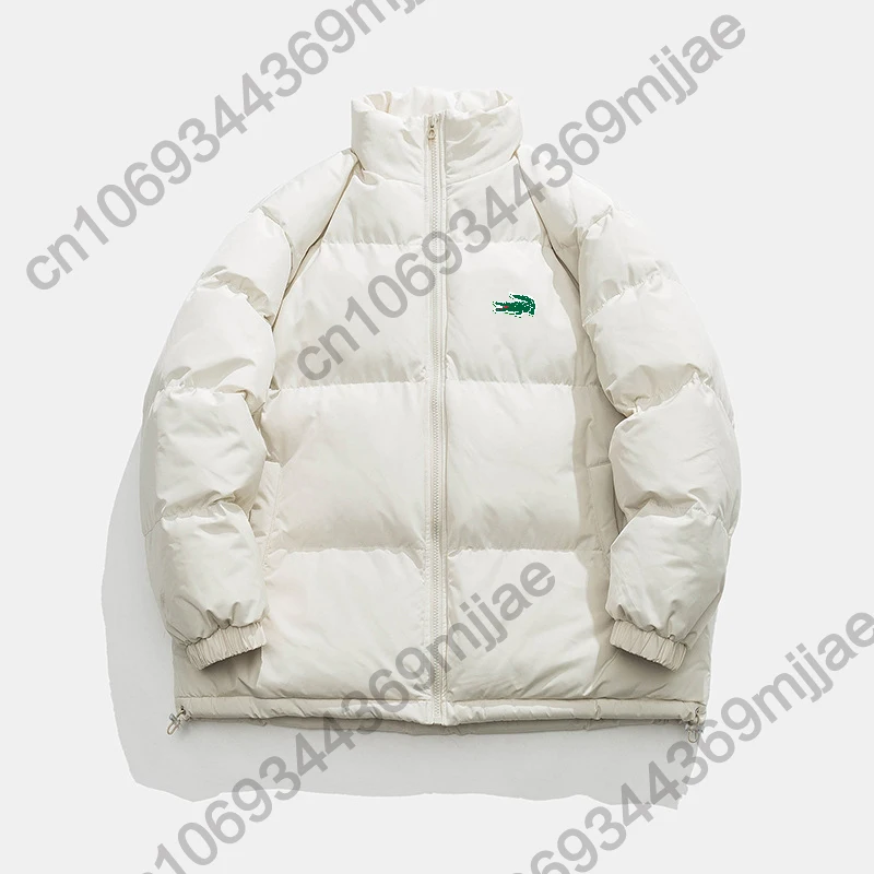 

Базовый пуховик Y2K для мужчин и женщин, зимняя хлопковая куртка с большим принтом, теплая утепленная куртка из полиэстера и тафты, 2022