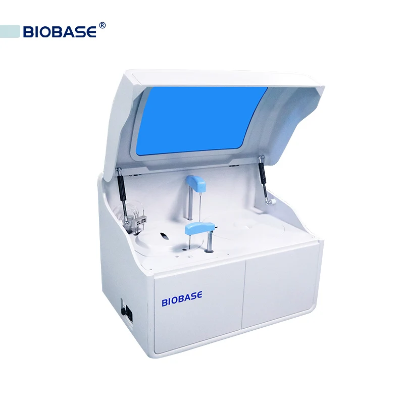 

BIOBASE 200 T/H Full-auto Biochemistry Analyzer small Dimension Weight Double Reagent 37 sample Positions