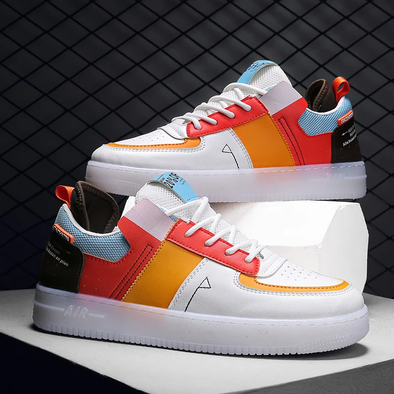 

Кроссовки мужские теннисные, люксовые кеды, повседневная обувь для тренировок, модные лоферы, цвет белый