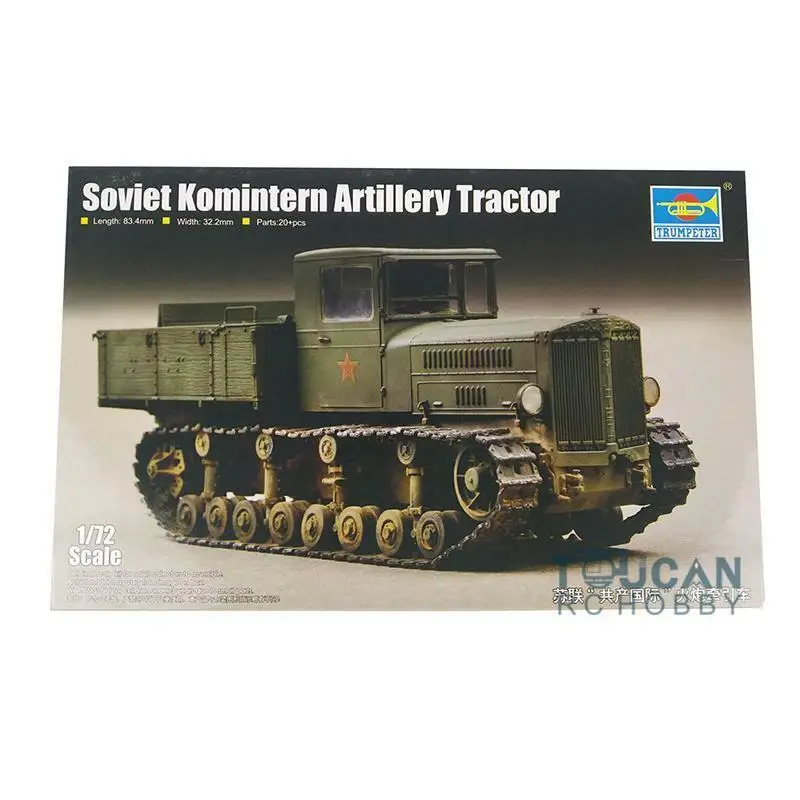 

Trumpeter 07120 1/72 Soviet Komintern Artillery Tractor Assembly Kit DIY Model for Boys Gifts TH05612-SMT2