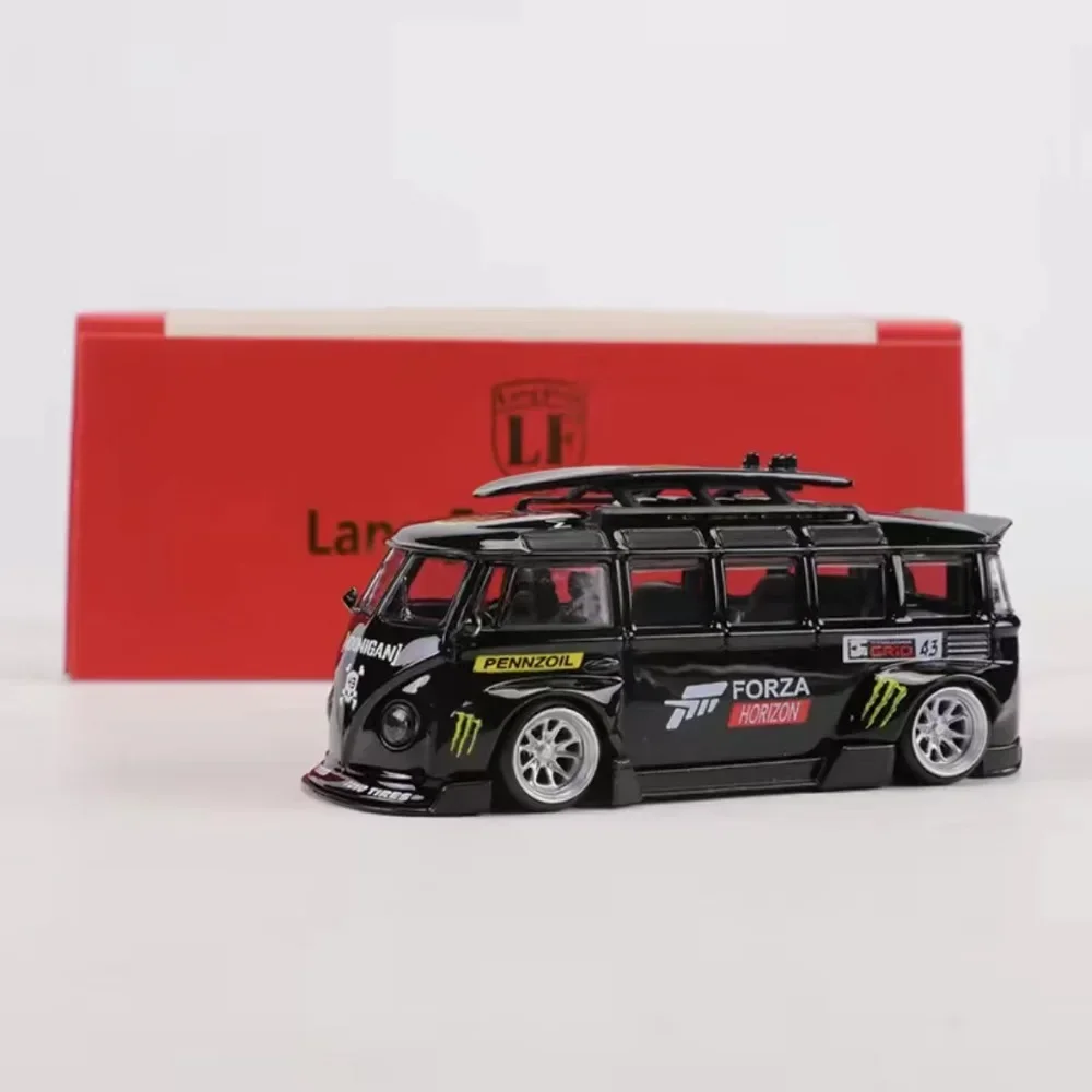 Flame 1:64 Volkswagen T1 Van Kombi широкий корпус настоящая масштабная миниатюра литая под