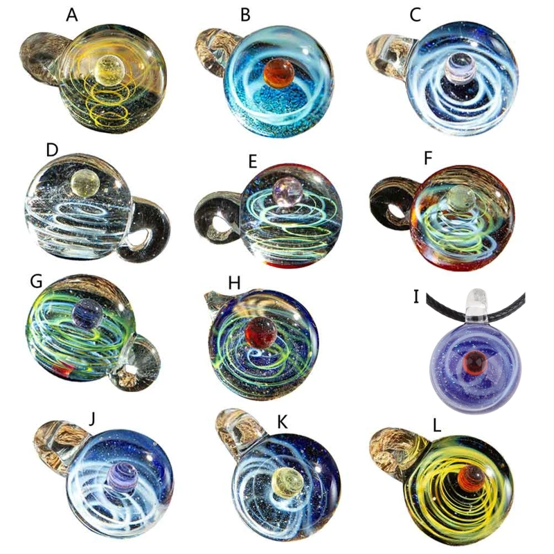 

Galaxy-ball Pendant Necklace Universe Nebula Space Cosmos Necklaces Jewelry Gift