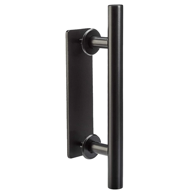 

Набор ручек для двери из углеродистой стали-Прямая деревянная дверь, внутренняя раздвижная дверная ручка, легкая черная круглая ручка
