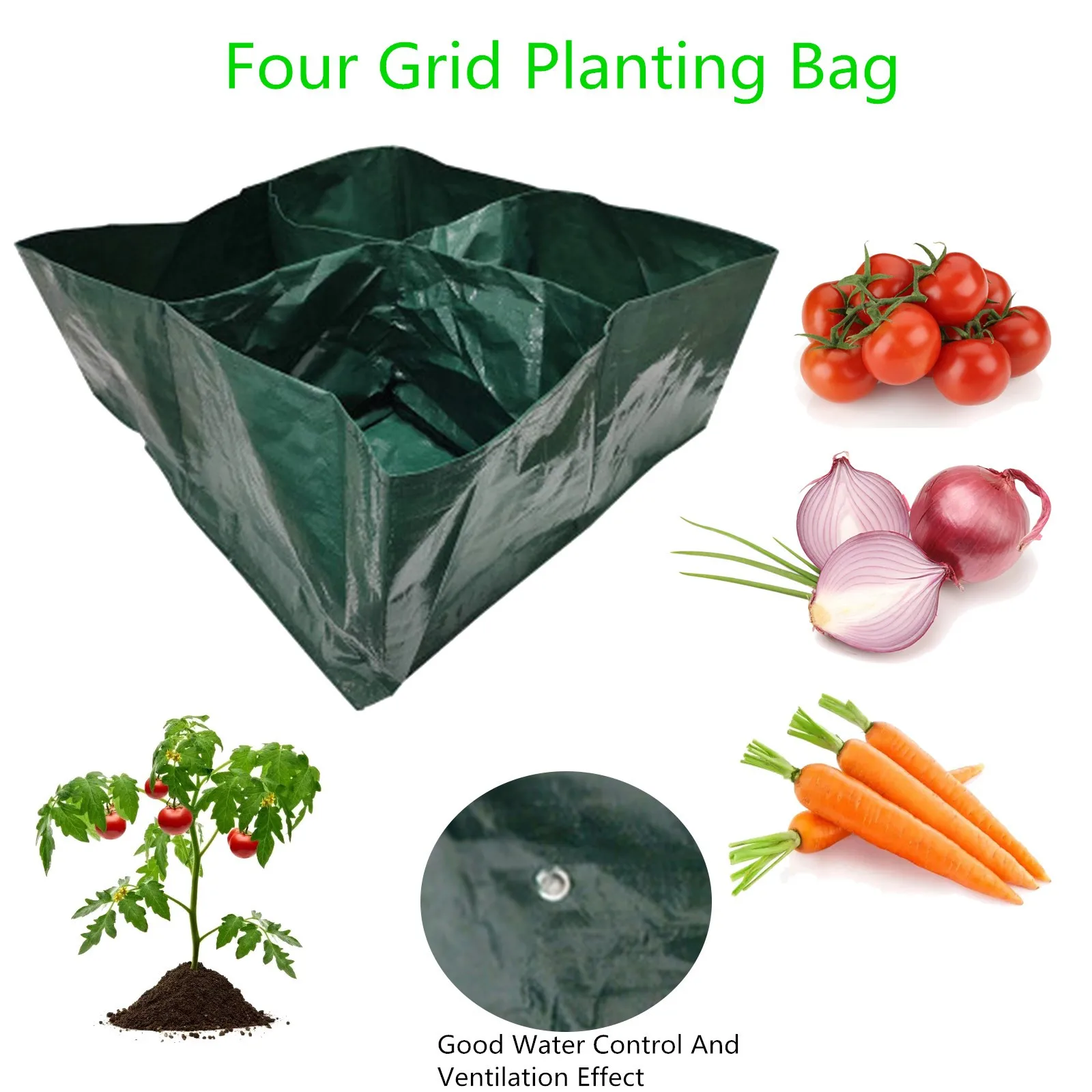 

Planting Planting Convenient Cellular Planting Bag Plant Bag Separation Bag Home Window for Indoor Plants Small Plant Stand