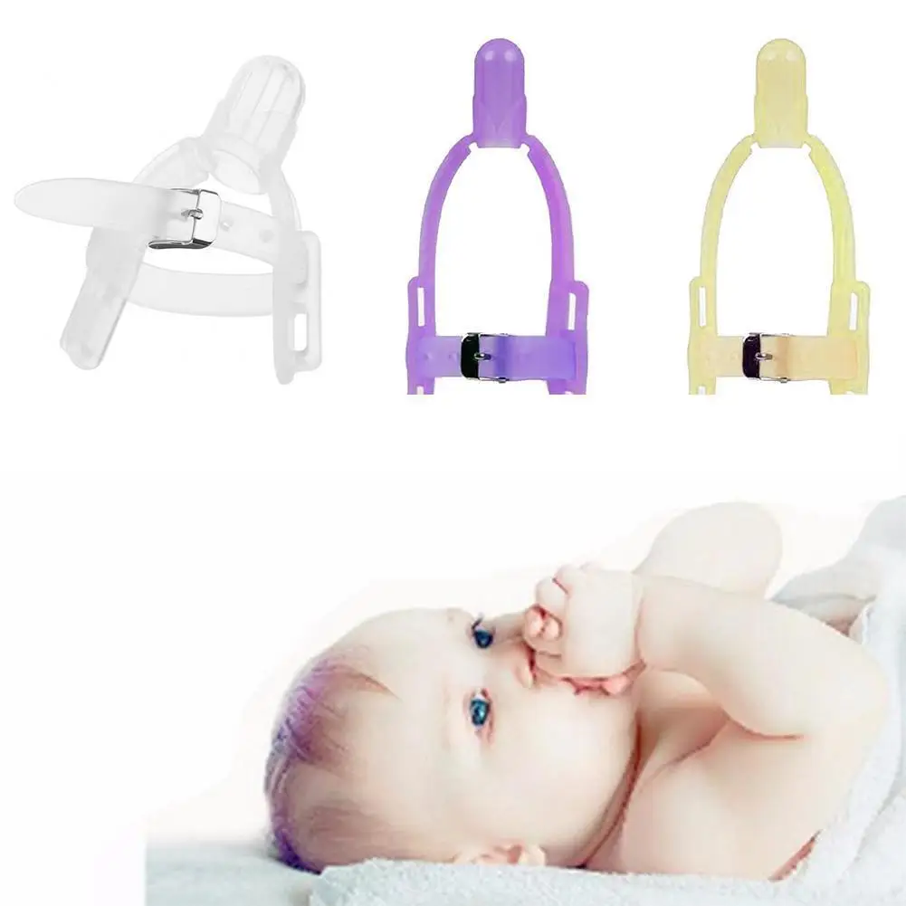 

Нетоксичный силикон для детей, Детский палец, пищевой класс, сосание, регулируемая повязка, защита рук, запястье, остановить ортопедический ...