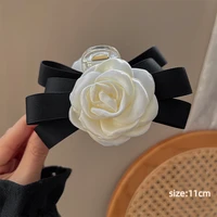 rose grab clip fashion bow exquisite korean shark clip back head jewelry gift party novedades de accesorios para mujer 2022
