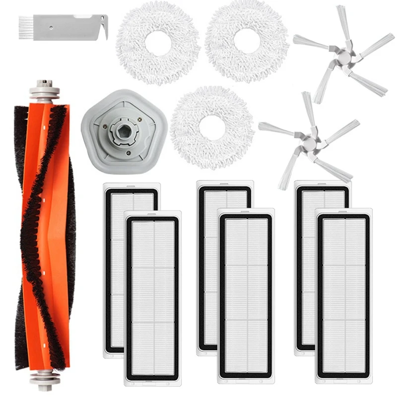 

Насадки для швабры XIAOMI MIJIA Dreame W10 Robtic, Сменные Запчасти, 14 шт., фильтр НЕРА, подходит для роботов-пылесосов XIAOMI MIJIA Dreame W10