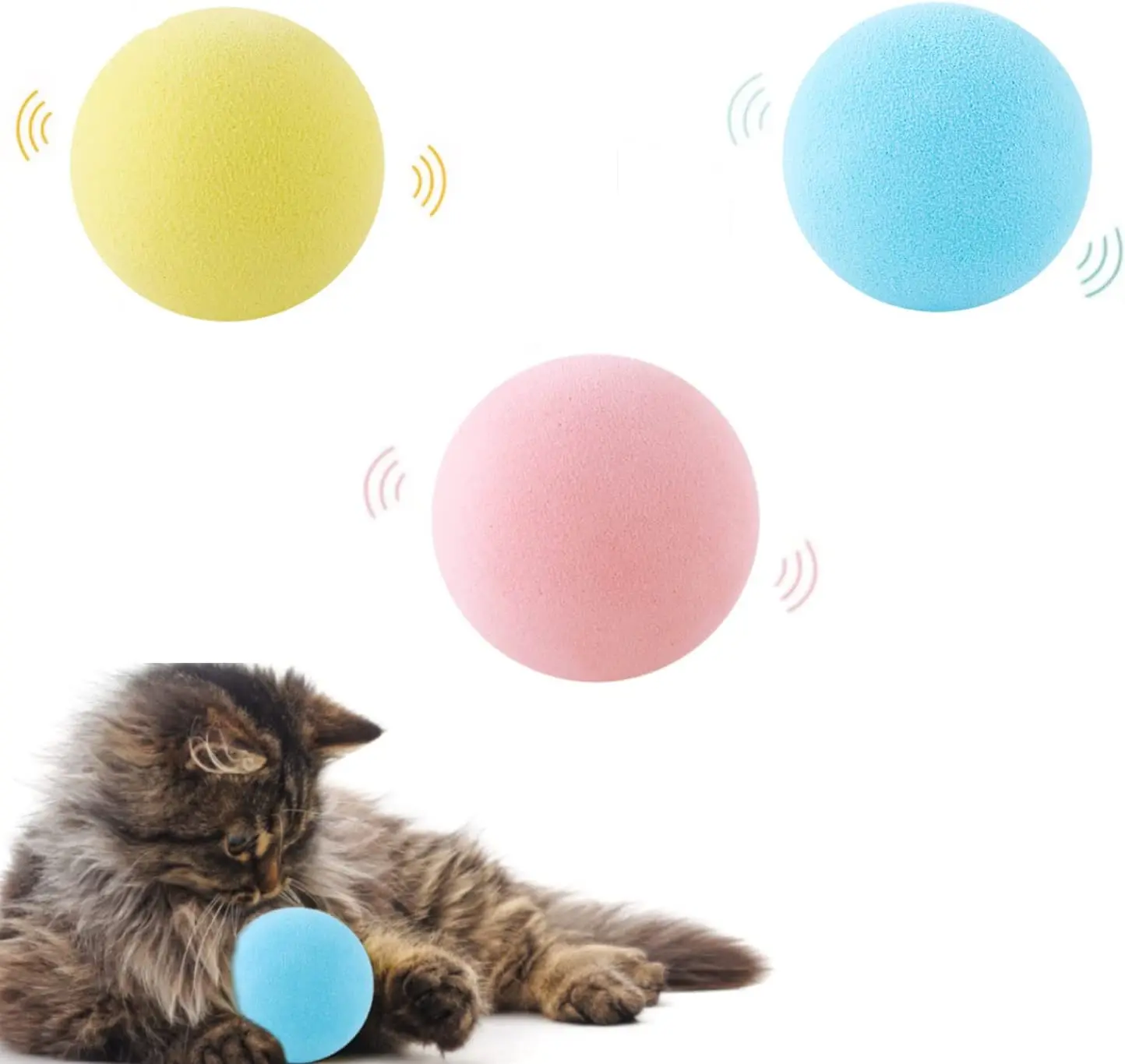 

Balle Jouet Chat Forme D'Oiseau avec Herbe à Chat, Interactif Réaliste Jouet De pour Chats avec Chants d'oiseaux, pou