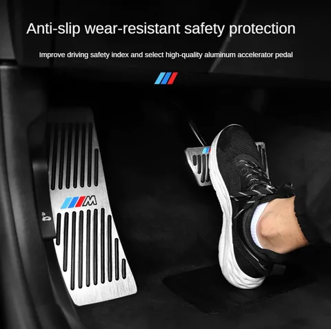 Для BMW 5 серии 2011-2024 F10 F11 F07 G30 G31 акселератор, подставка для ног, педаль из нержавеющей стали, противоскользящие накладки, автомобильные аксессуары