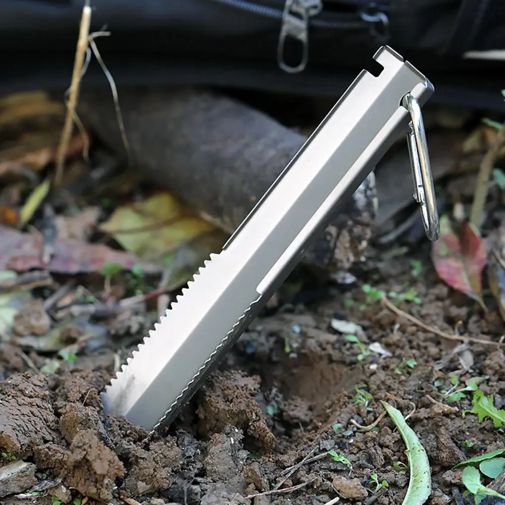

Hand Serrated Spatula Food Turner Outdoor Camping supplies Travel Hiking BBQ Cooking Shovel Cooking tableware Gardening Tools