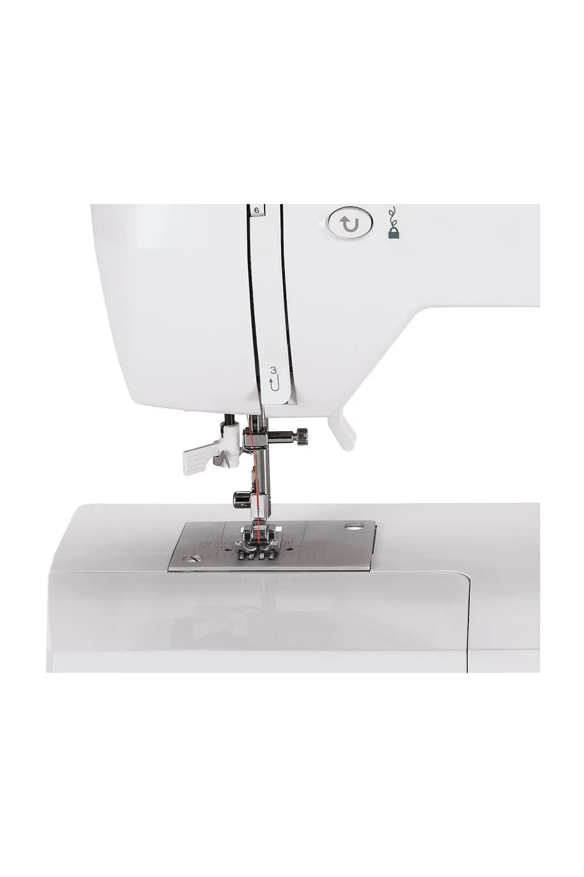 

SINGER Brilliance 6180 Electronic Stitch Machine 80 Flexible Program Sewing White Practical Pattern Sewing Buttons Brand New