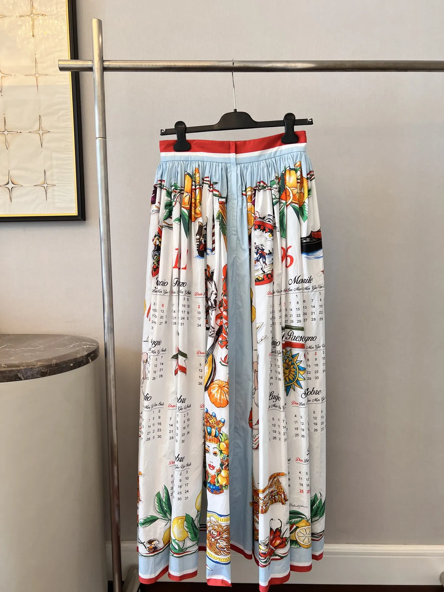 

2022 autumn and winter new silk splicing printing half skirt Sicily High Quality Sexy Luxury Brands Famous