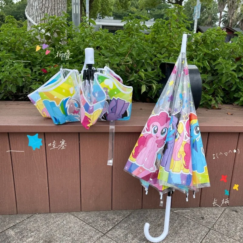 Полностью автоматический прозрачный зонт My Little Pony Animation Twilight Sparkle Pinkie складной