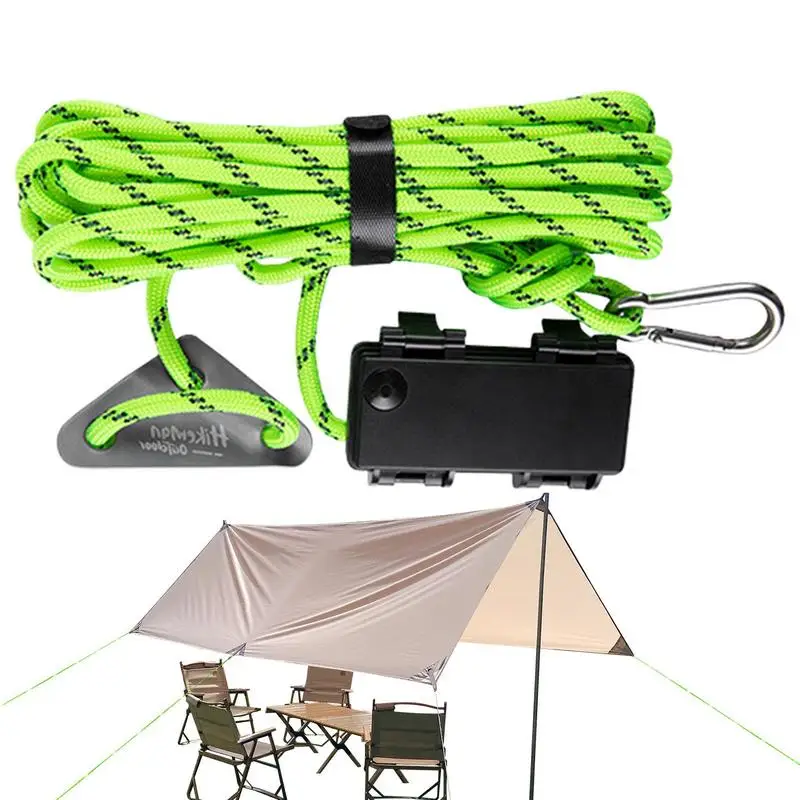 

Сверхмощный натяжитель веревки для палатки Прочный веревка для выживания светящийся светоотражающий ветрозащитный трос сверхпрочный Паракорд