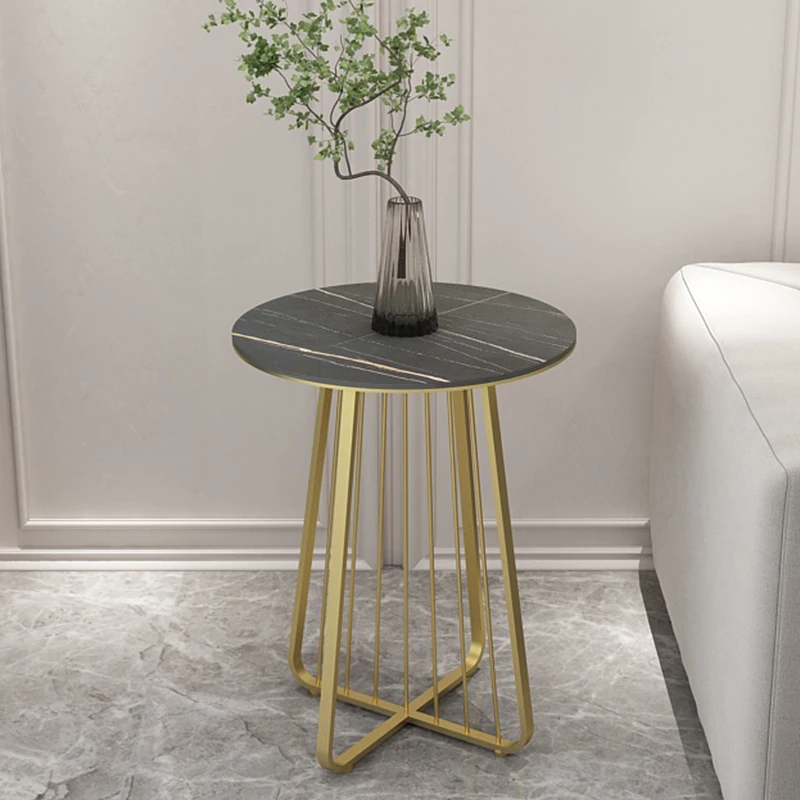 

Gold Side Metal Coffee Tables Marble Side Tea Petite Round Coffee Tables Makeup Nordic Mesa Auxiliar Home Furniture WW50RC