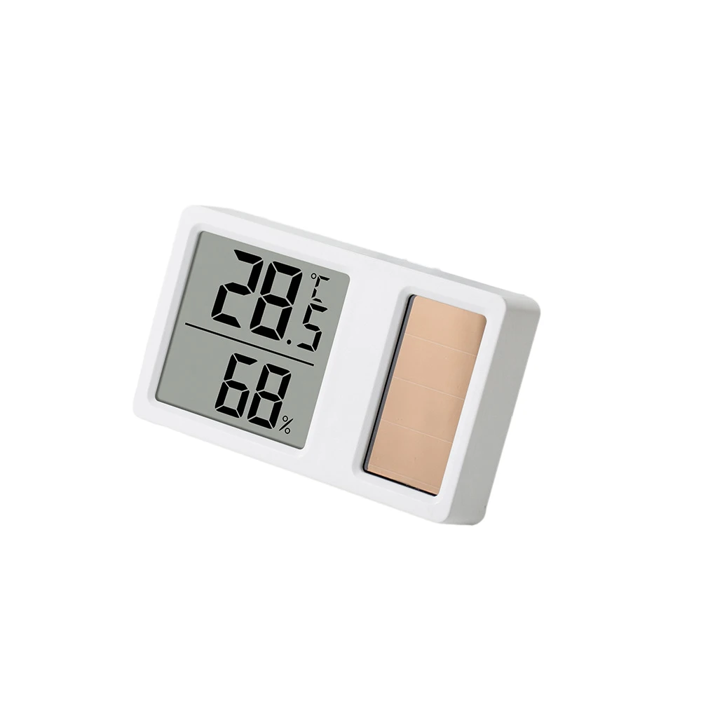 

-10 ~ 50 ℃ электронный цифровой измеритель температуры и влажности на солнечных батареях, термометр, внутренний электронный детектор температуры 10 ~ 95% RH