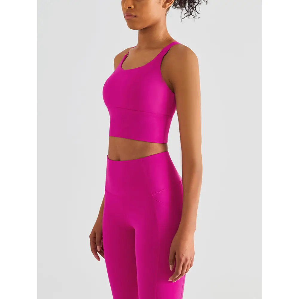 

Лето 2023, женские топы для йоги, короткий жилет, спортивная одежда для фитнеса, Майки для бодибилдинга, ударопрочный бюстгальтер для спортзала и йоги с защитой от провисания