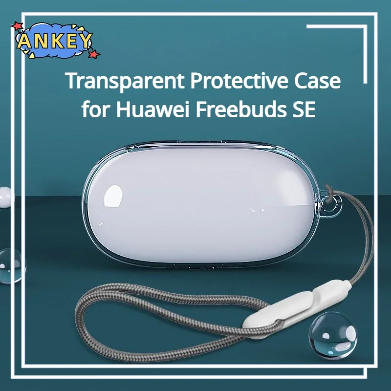 Защитный чехол для Huawei Freebuds SE нейлоновый ремешок мягкий корпус пылезащитный